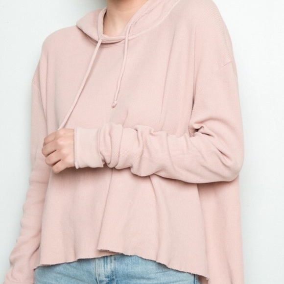 Brandy Melville Sweaters - BRANDY MELVILLE thermal hoodie